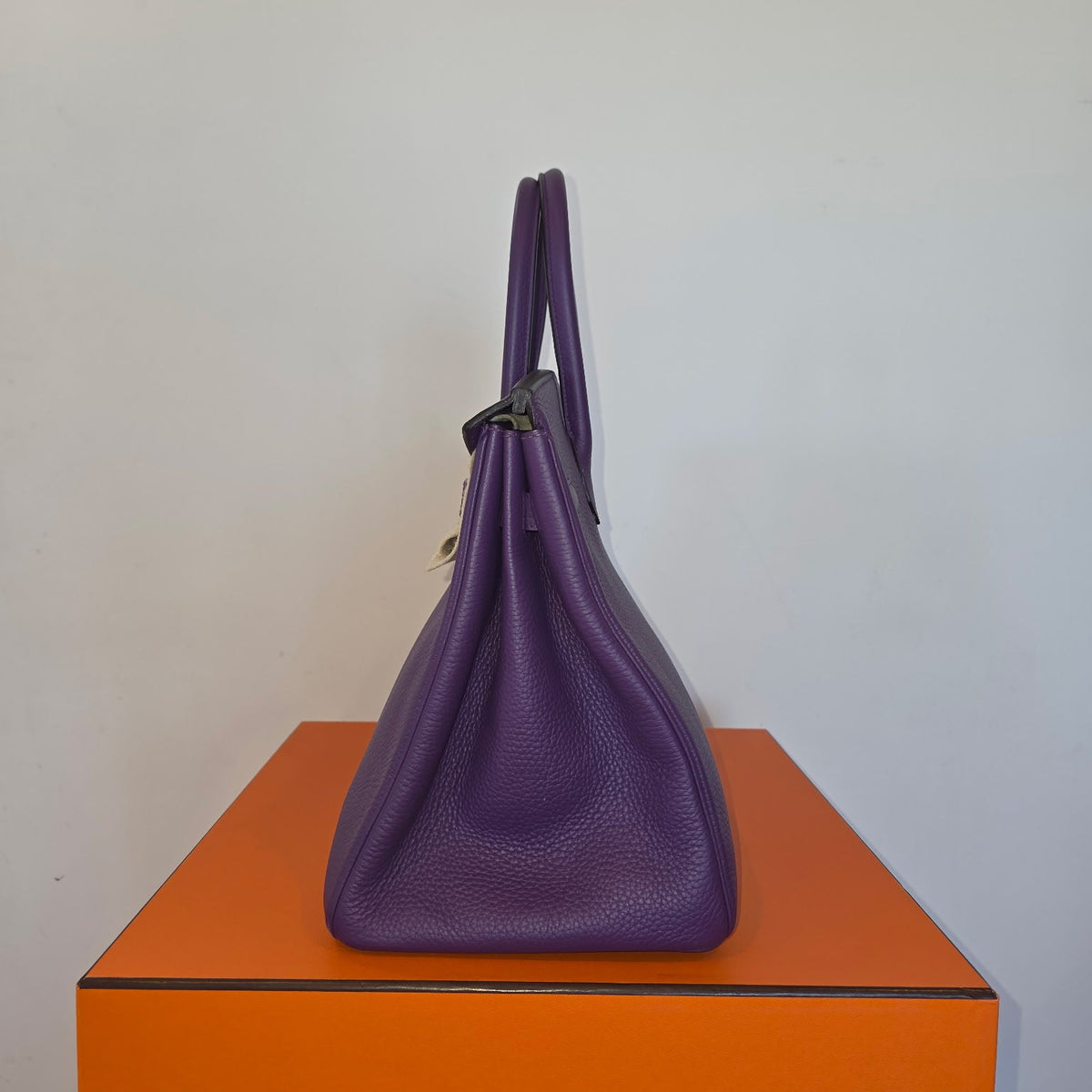 Hermes Birkin 35 Ultra Violet Clemence Leather 2012 (P)