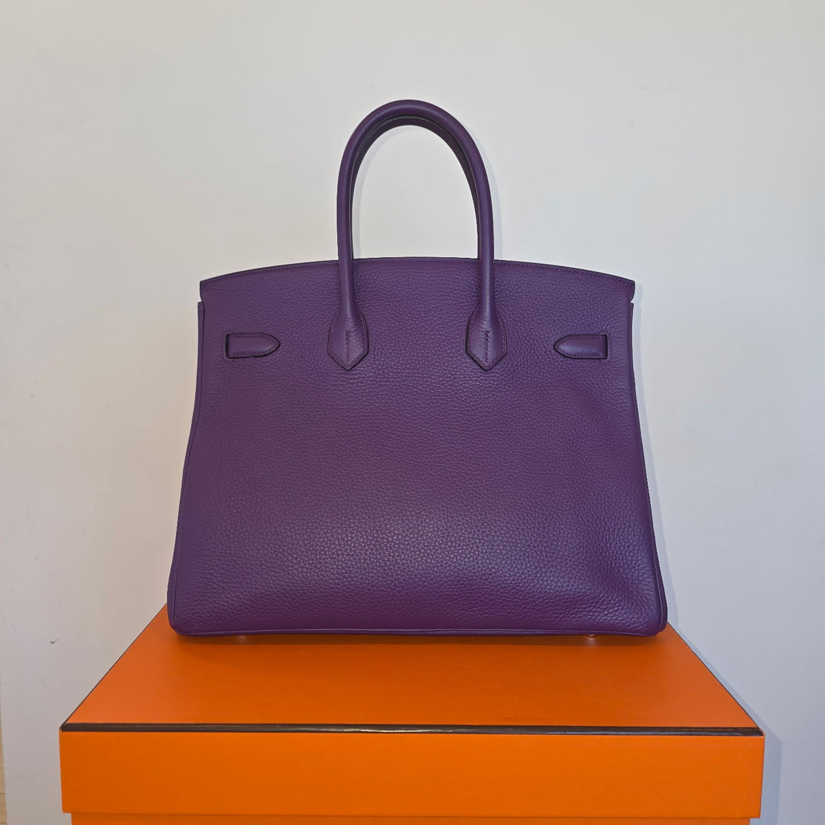 Hermes Birkin 35 Ultra Violet Clemence Leather 2012 (P)