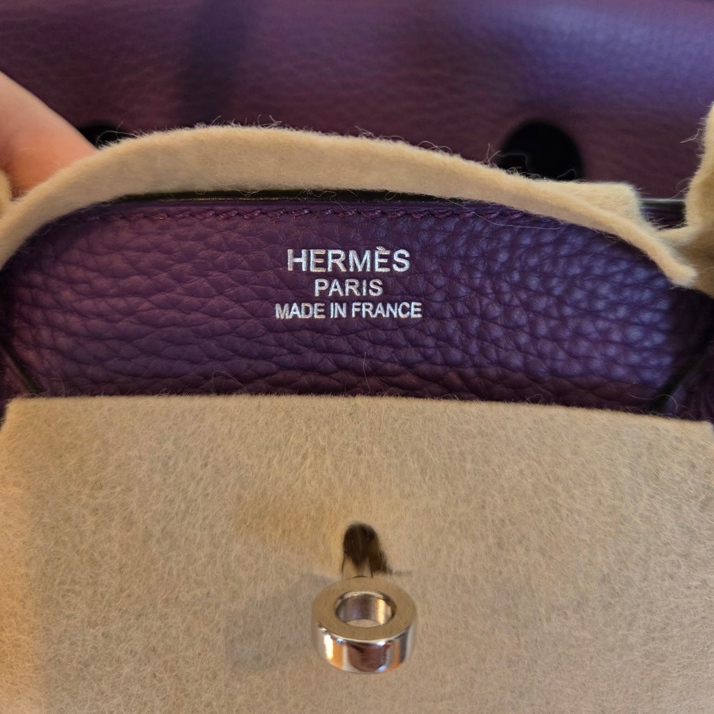 Hermes Birkin 35 Ultra Violet Clemence Leather 2012 (P)