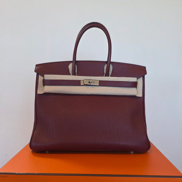 Hermes Birkin 35 Rouge H / Rasin Togo 2008 L