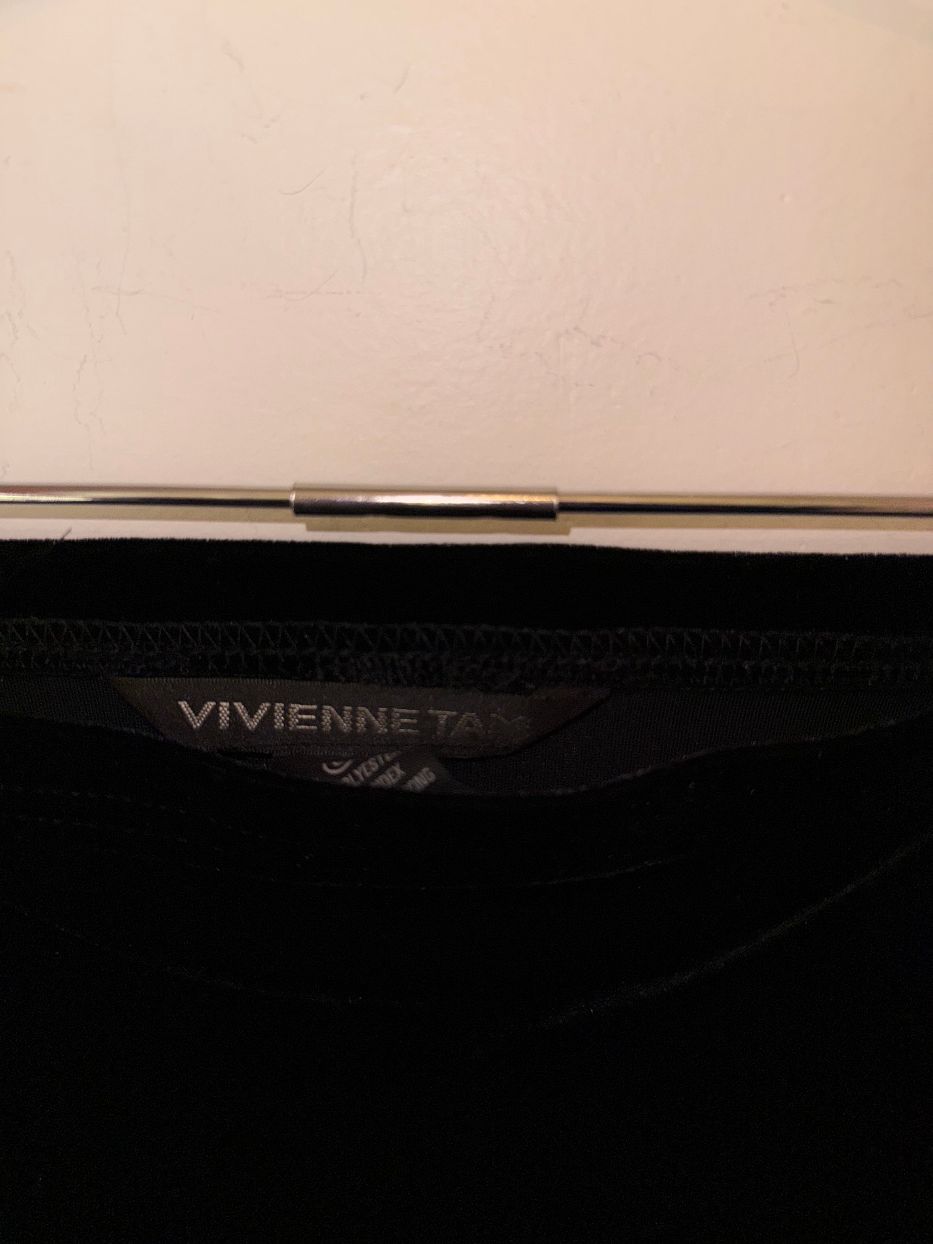 Vivienne Tam velvet black skirt
