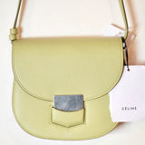 Bundle of Celine Mint Green Crossbody Bag & Dior Pink Cannage Bag