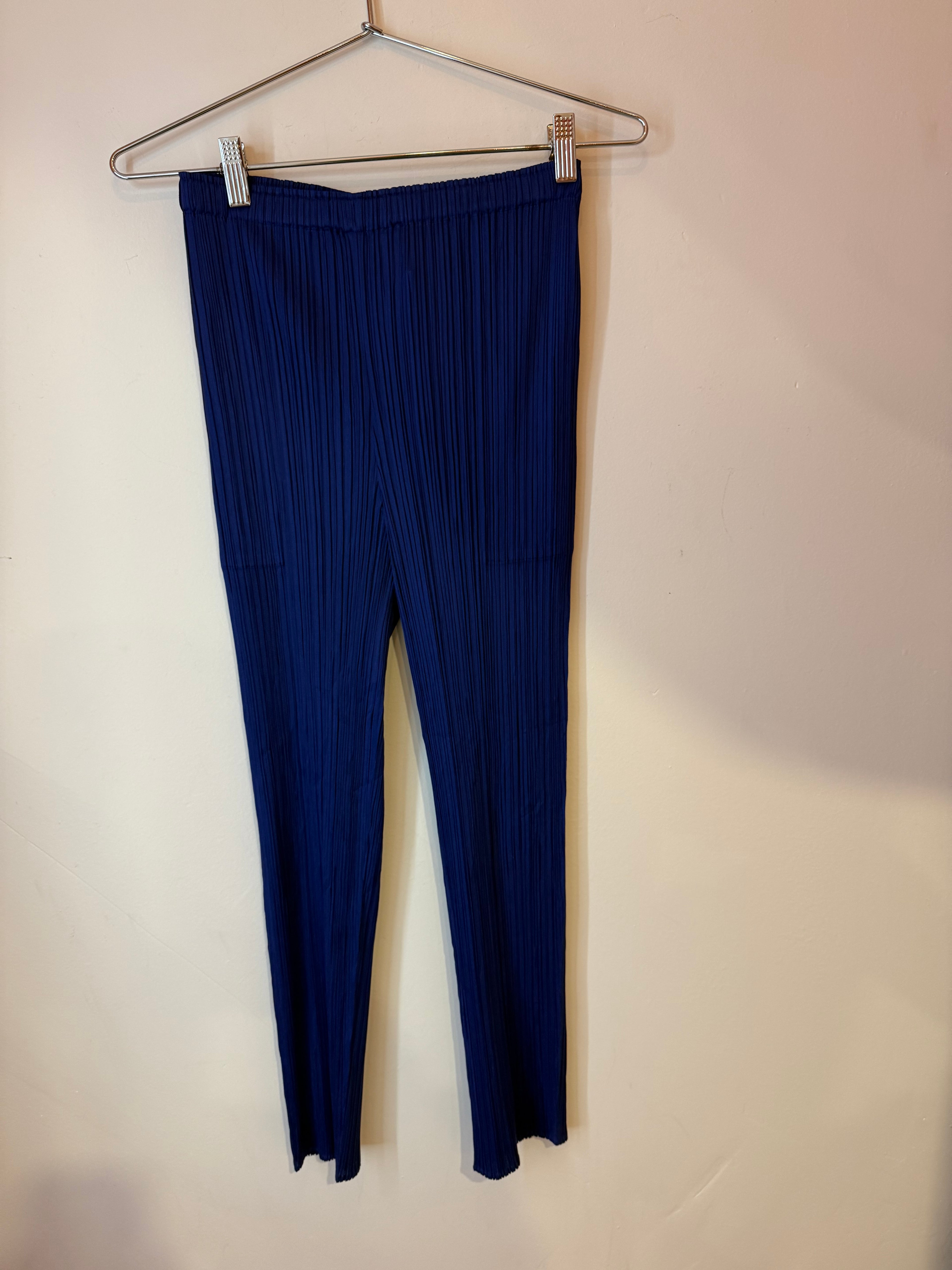 Issey Miyake Pleats Please Blue Pants