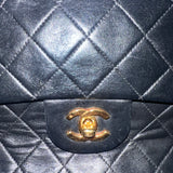 Vintage Chanel Quilted Lambskin Double Flap Bag
