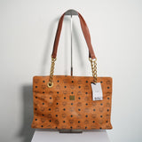 MCM CHAIN TOTE LARGE