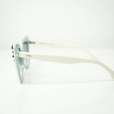 Fendi Cat Eye Studded Sunglasses White