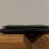 Chanel Black Leather Double C Wallet