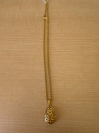 Japan Exclusive - Vintage 1990's Yves Saint Laurent Necklace Filigree Arabesque Pendant