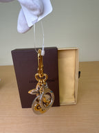Japan Exclusive: Louis Vuitton Gold Key HolderKey Ring  Accessory