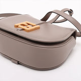 Fendi C'mon Small Leather Shoulder bag Beige 8BS082