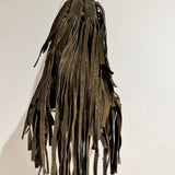 Prada Suede Satchel Fringe Bag