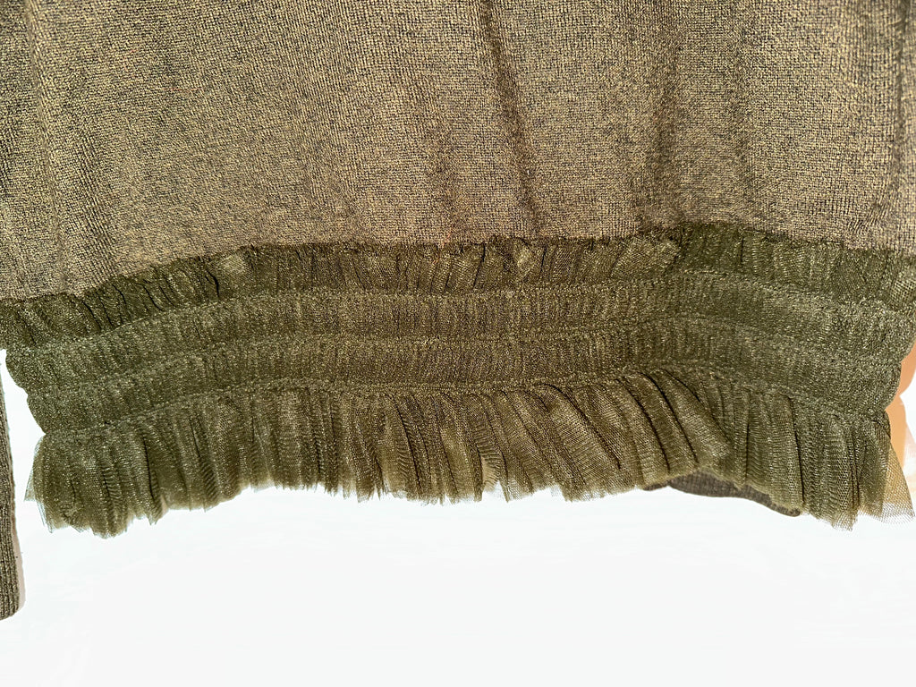 Yohji Yamamoto Tulle Bottom Cardigan