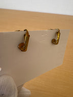Japan Exclusive - Vintage Chanel Coco CC Round Clip On Earrings