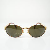 Vintage Fendi Retro Gold and Tortoiseshell Sunglasses