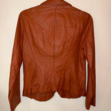 JPG Orange Leather Jacket
