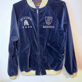 Hysteric Glamour Velvet Varsity Jacket