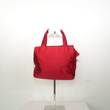 Prada Red Satin Tote Bag