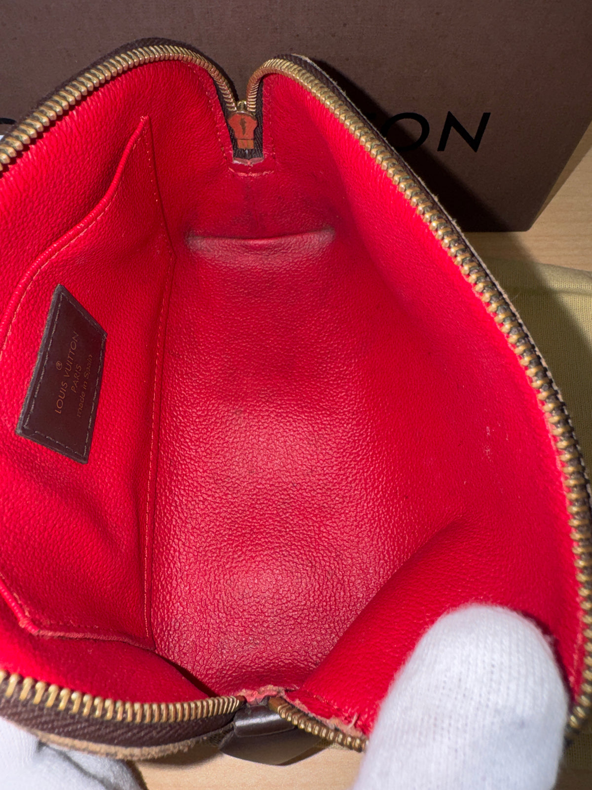 Japan Exclusive: Louis Vuitton Damier Cosmetic Pouch PM N47516