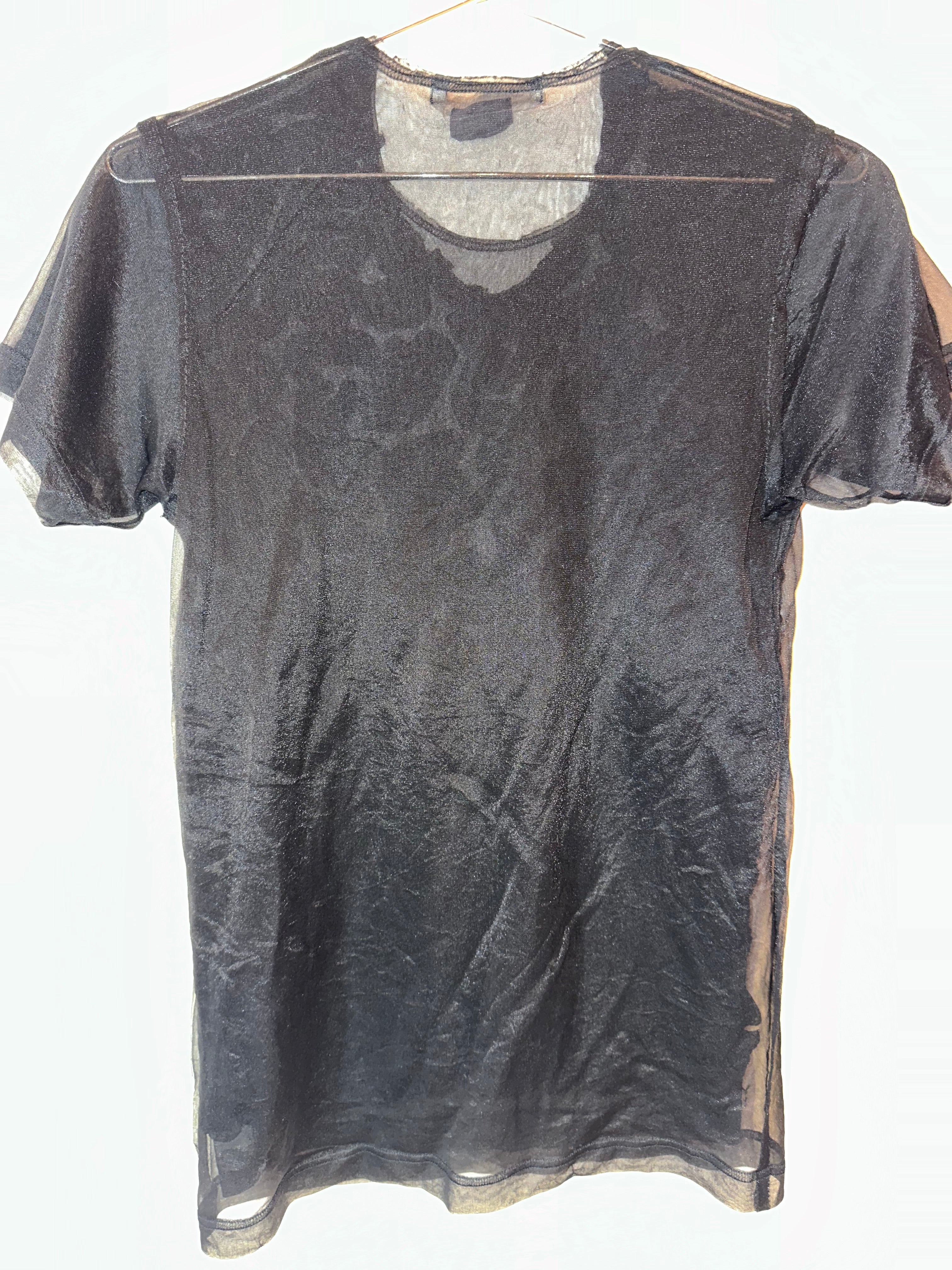 Comme Des Garçon Mesh Shirt with Extra Lining