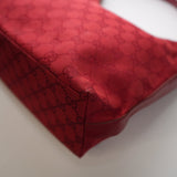 Gucci GG Red Canvas Monogram Shoulder Bag