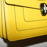 Bvlgari Serpenti Leather Handbag