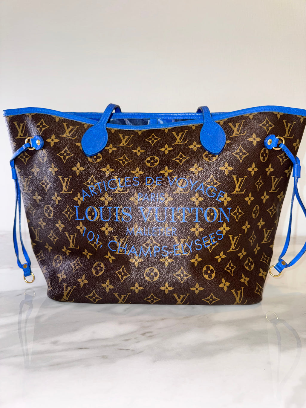 Japan Exclusive - Louis Vuitton Ikat Neverfull Tote Bag Articles de Voyage