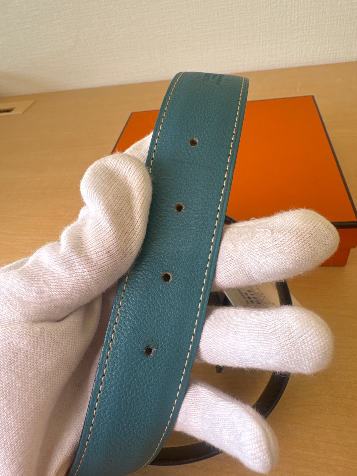 Japan Exclusive: Hermes Constance H Belt Size 85 G Stamp