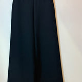 Yves Saint Laurent Wide Leg Black Trousers