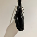 Vintage MIU MIU Flower Black Vitello Bag