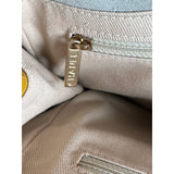 HOU #127. Vintage CHANEL Shoulder Bag Enamel Beige Gold CC 123512
