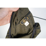 Fendi Zucca Pattern Swimsuit Brown/Black Size 44