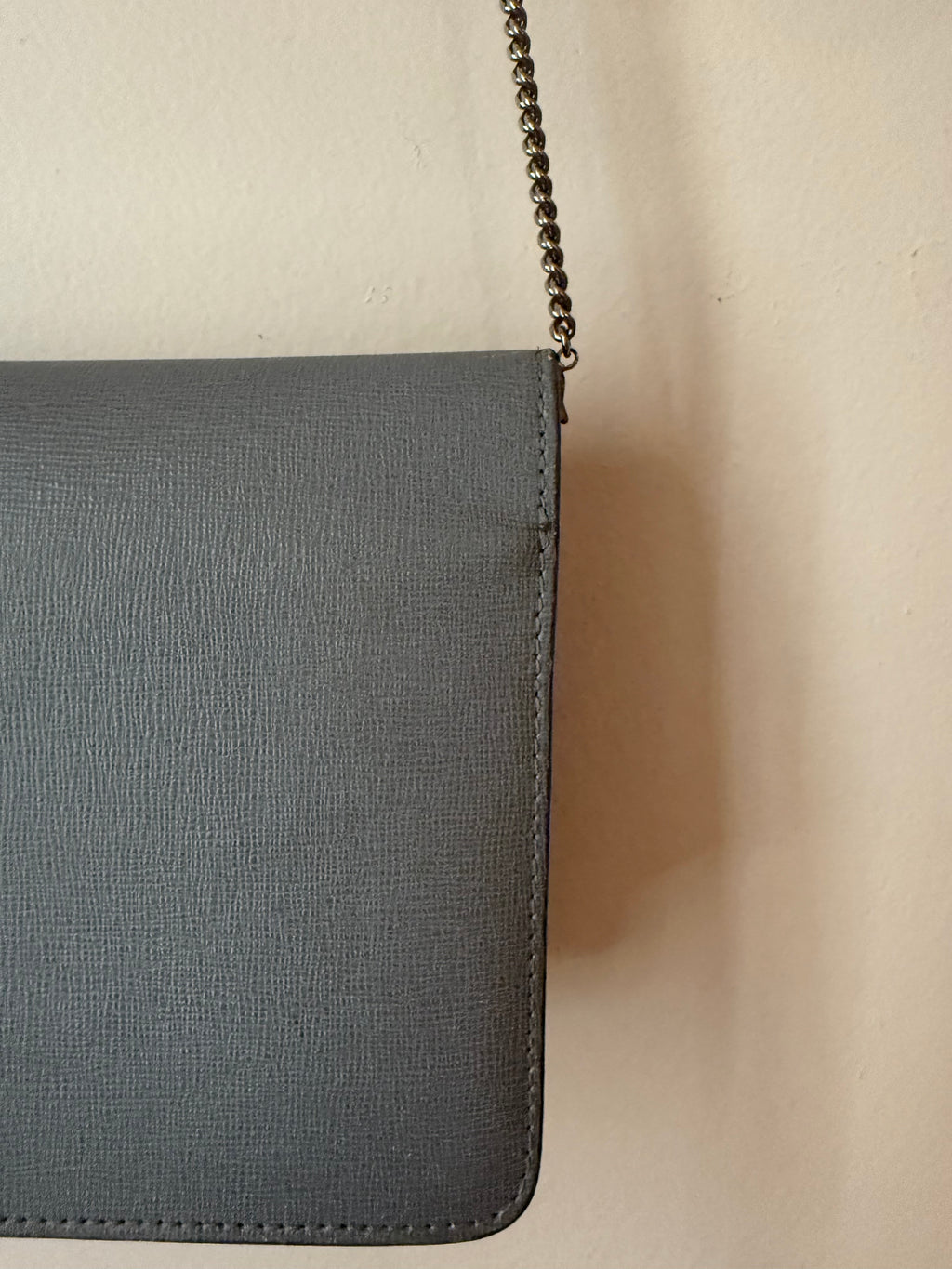 Fendi Blue Monster Wallet W/ Chain