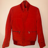 Dolce and Gabbana Orange Puffer Jacket