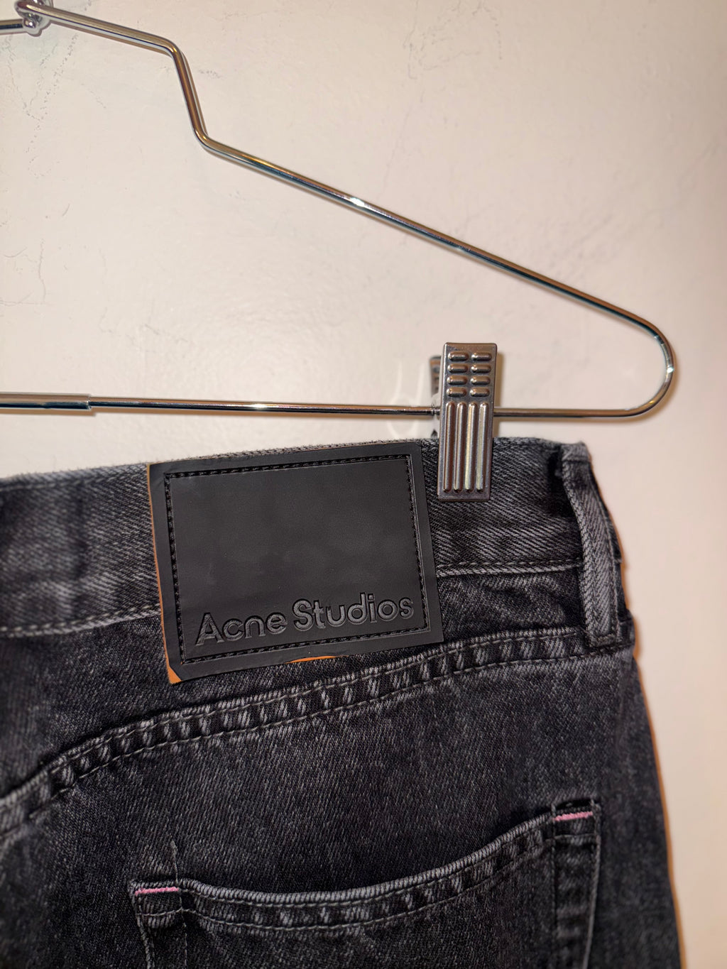 Acne Studio wide leg black jeans
