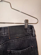 Acne Studio wide leg black jeans