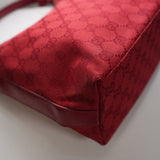 Gucci GG Red Canvas Monogram Shoulder Bag
