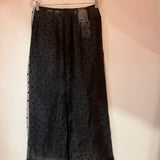 Comme Garçons Black Poka-Dot sheer skirt