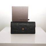 Louis Vuitton Empreinte Leather Wallet Black