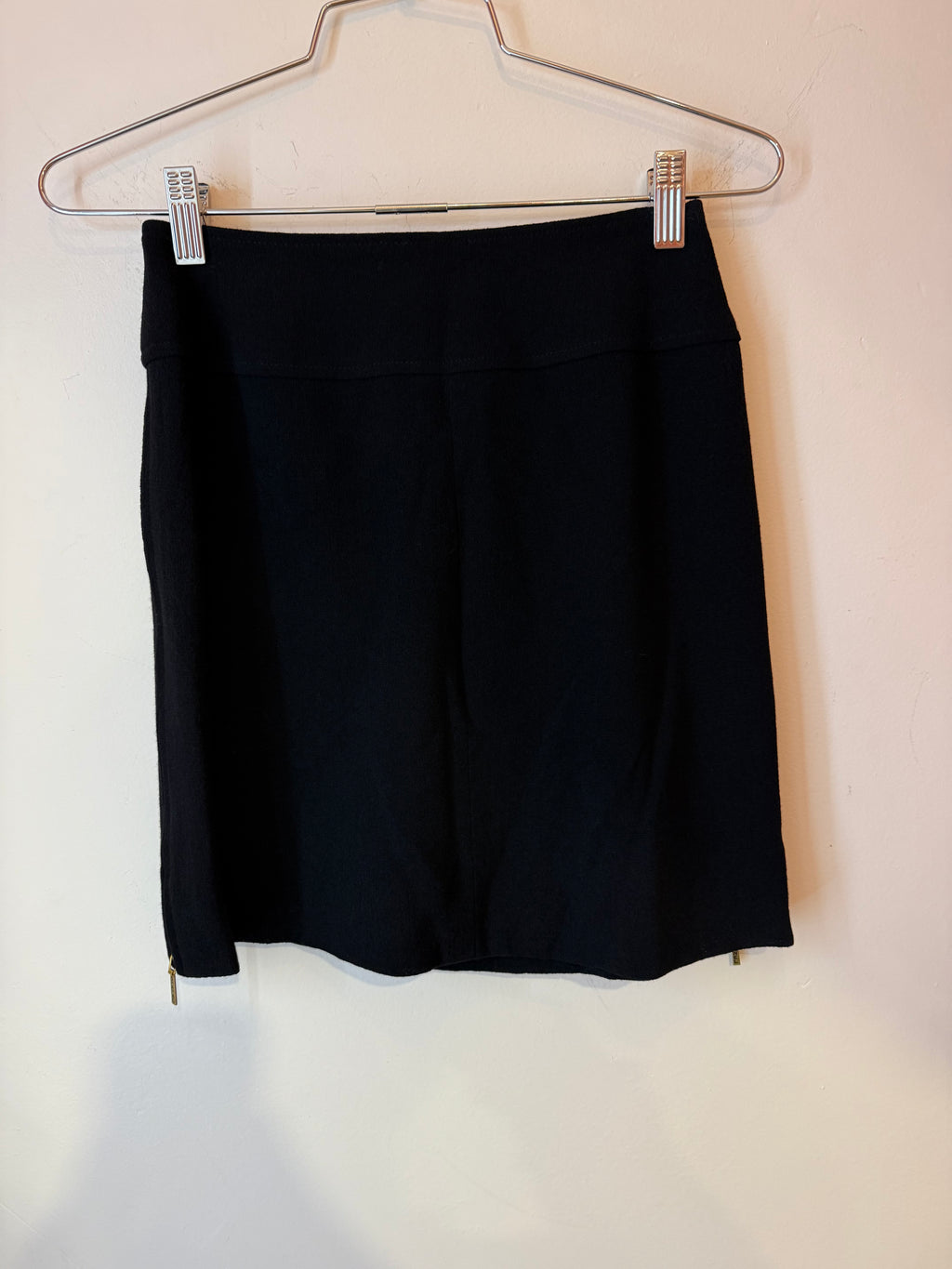 Miu Miu Black Wool Skirt Size 38