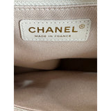 HOU #127. Vintage CHANEL Shoulder Bag Enamel Beige Gold CC 123512
