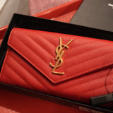 Saint Laurent Fold Purse with Box