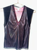 Vivienne Tam Rhinestone Studded Pink Satin Inside