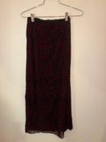 Vivienne Tam red print skirt