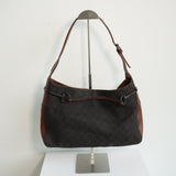 Vintage Gucci
GG Denim Horsebit Hobo