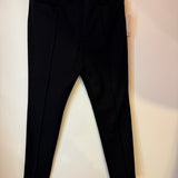 Hermès Cotton Blend Tapered Pants Black Size 40