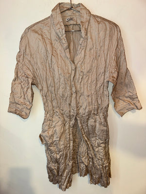 Miu Miu Crinkled Beige Jacket