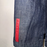Prada Denim skirt with front zipper