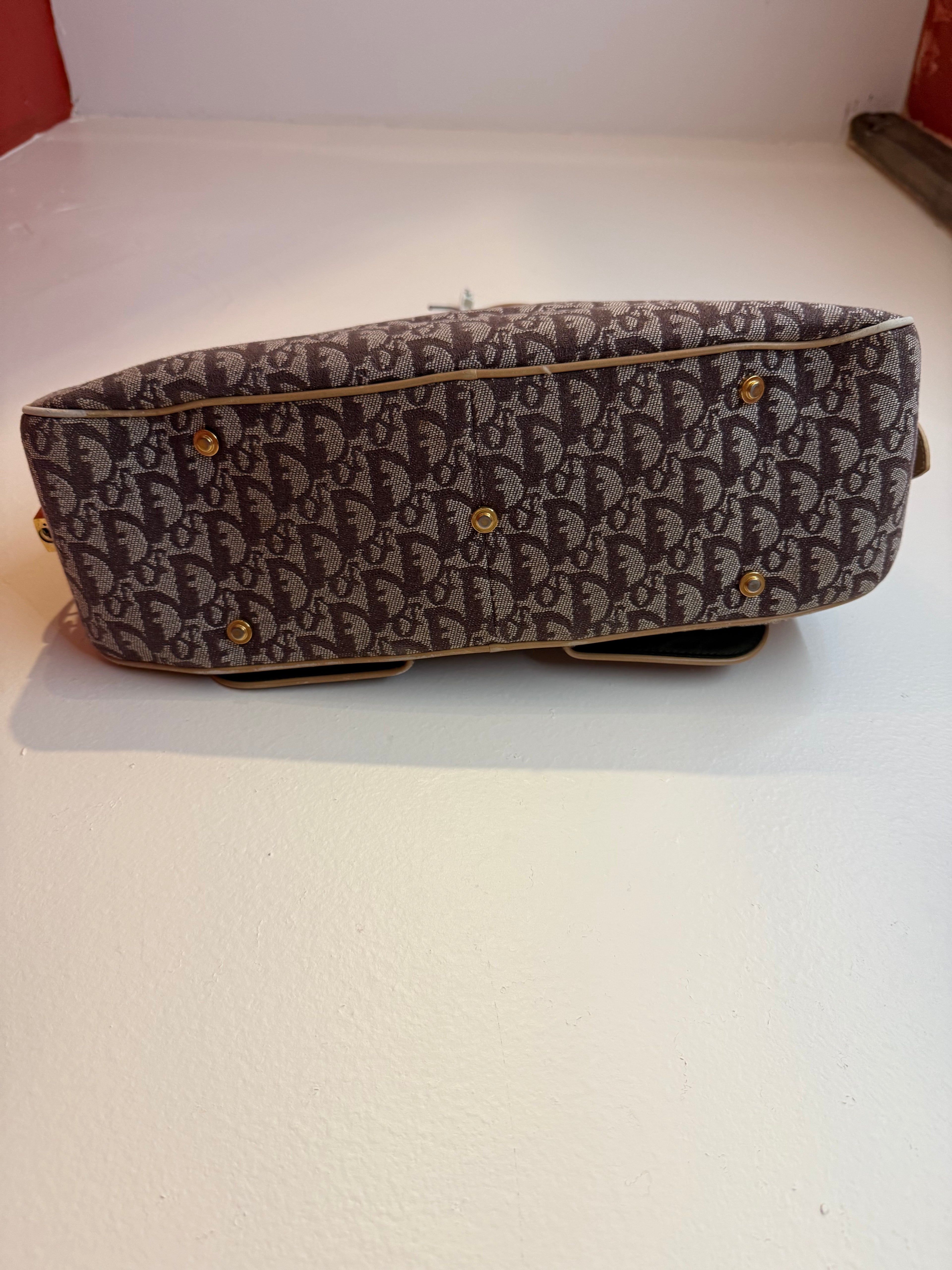 Dior Brown/Monogram Bowler Bag