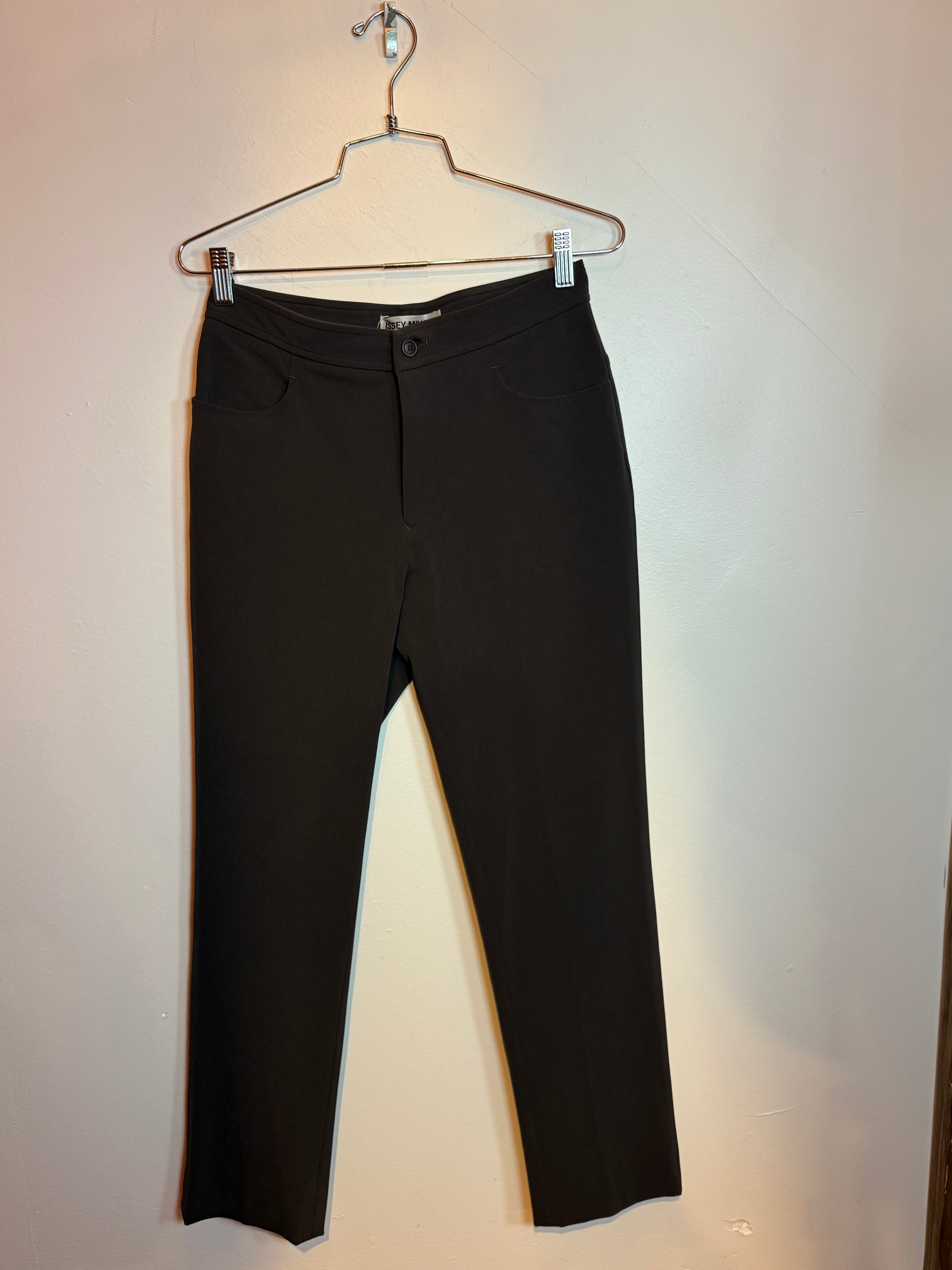 Issey Miyake Straight Leg Trousers