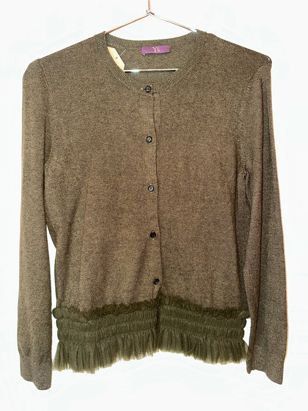 Yohji Yamamoto Tulle Bottom Cardigan